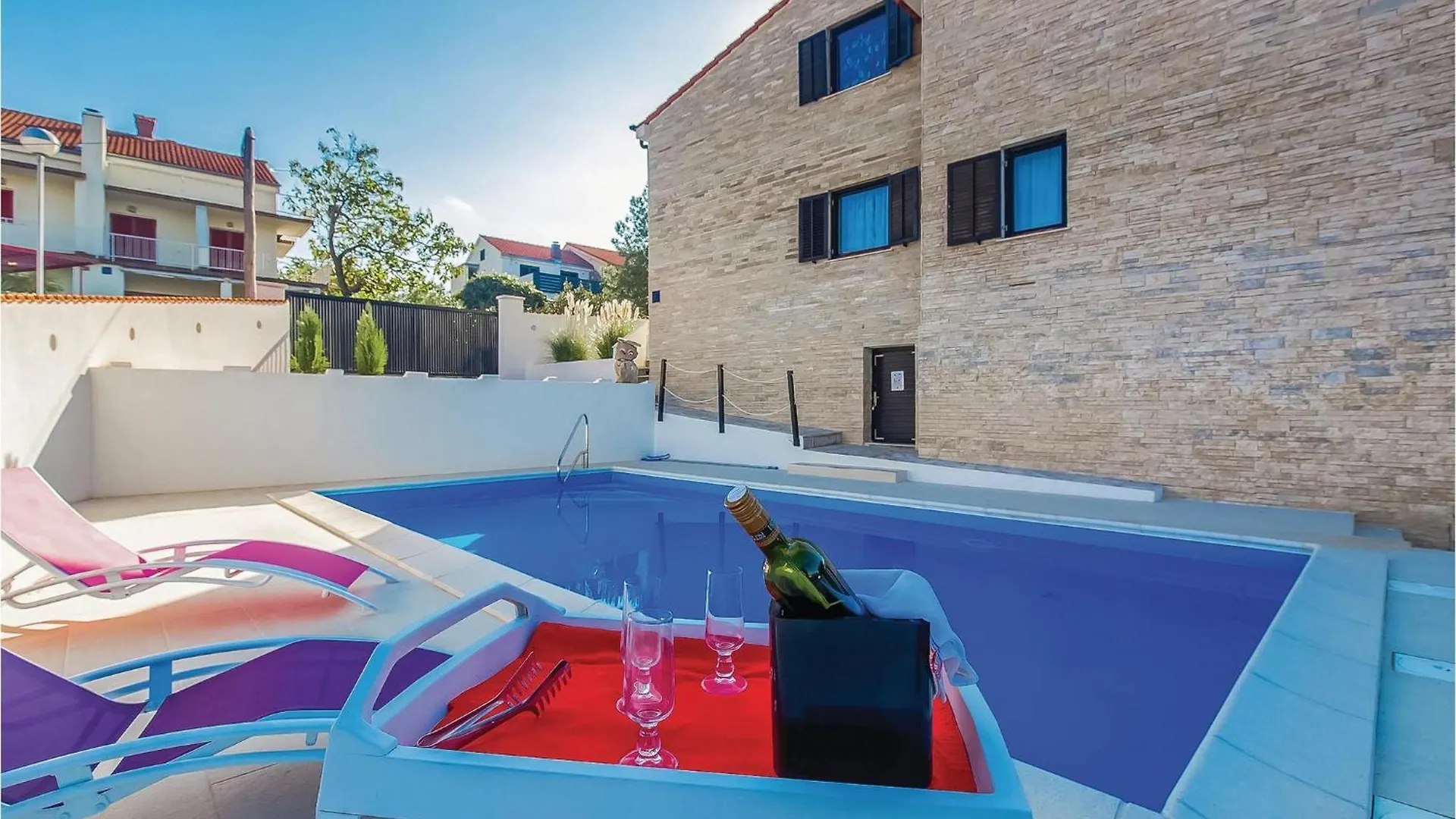 Beach Front Home In Klimno With Wifi Holiday home