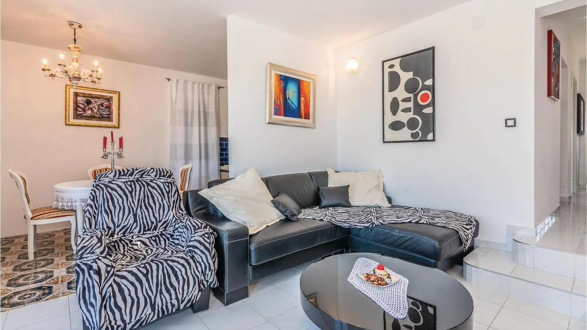 Beach Front Home In Klimno With Wifi